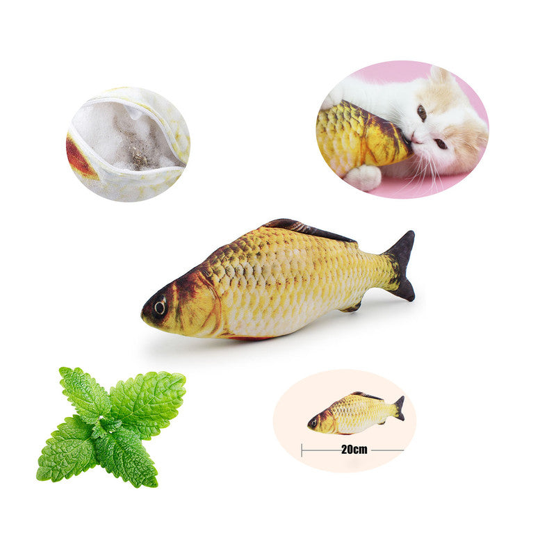 Cat Toys,Interactive Kitten Toy for Indoor Kitty Exercise 14 Piece with Fish Catnip Spiral Spring, Tube, Crinkle Balls Helps Reduce Stress & Provide Anxiety Relief for Cats