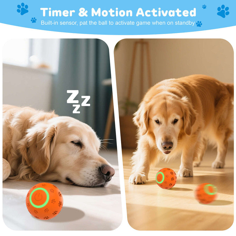 pet products Electric bouncing ball for grinding teeth and teasing pets