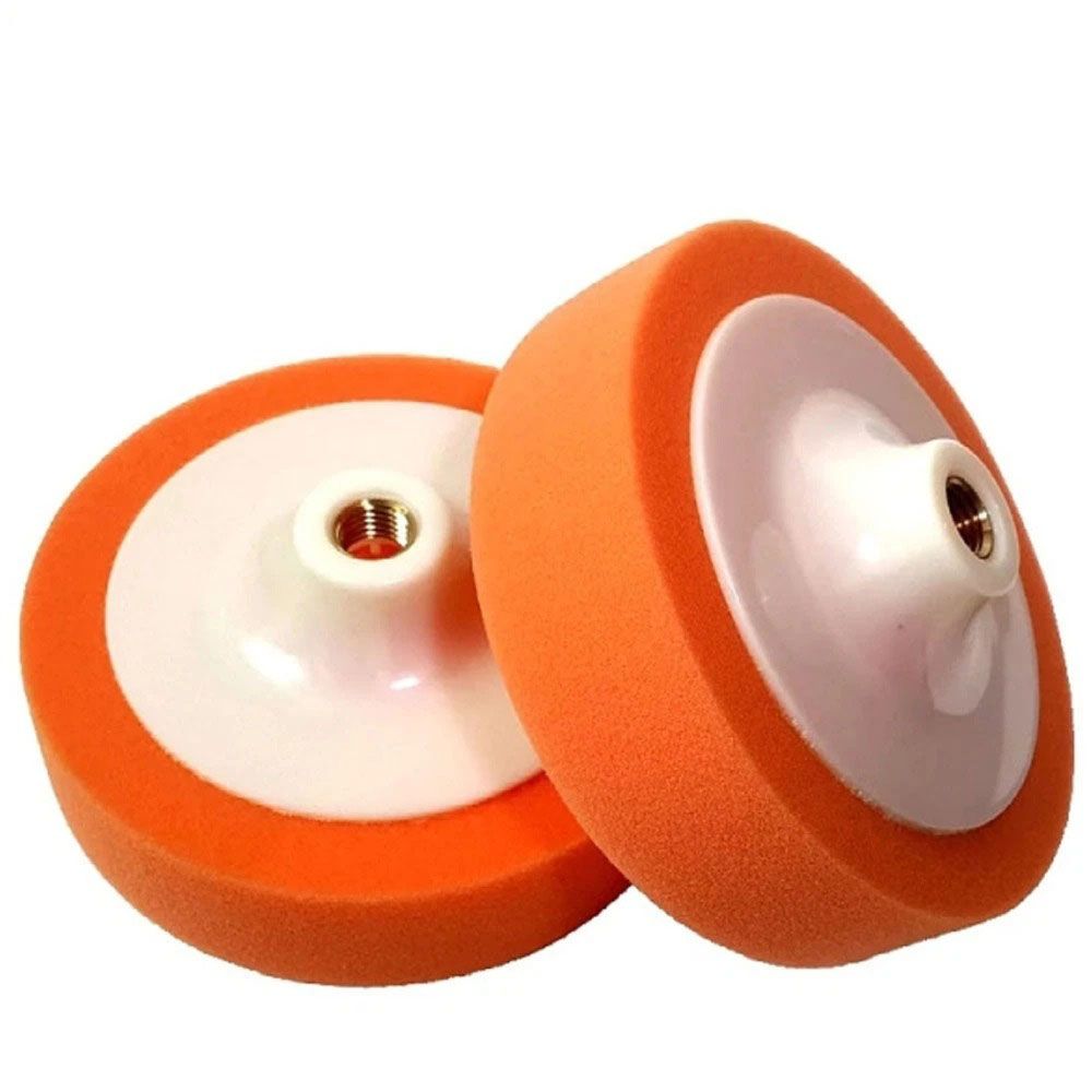 4PC 5" 125mm Car Polisher Foam Sponge Wheel Buffing Pad Polishing Replacing Pad M14