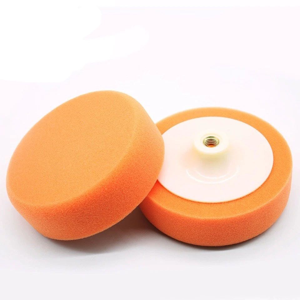 4PC 5" 125mm Car Polisher Foam Sponge Wheel Buffing Pad Polishing Replacing Pad M14