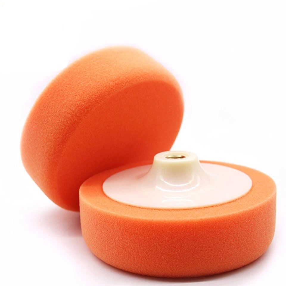 4PC 6" 150mm Car Polisher Foam Sponge Wheel Buffing Pad Polishing Replacing Pad M14