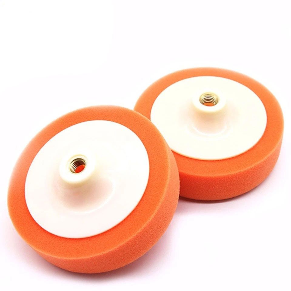 4PC 7" 180mm Car Polisher Foam Sponge Wheel Buffing Pad Polishing Replacing Pad M14