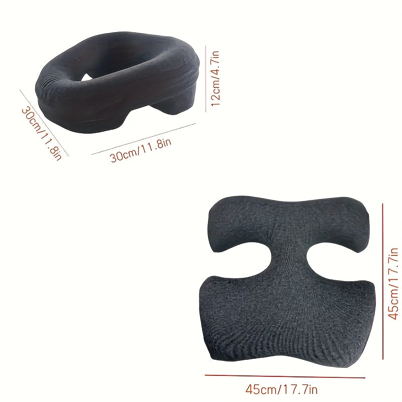 Comfort Zoning, No Fatigue—Ergonomic Beauty Bed Pillow Set(dark gray)
