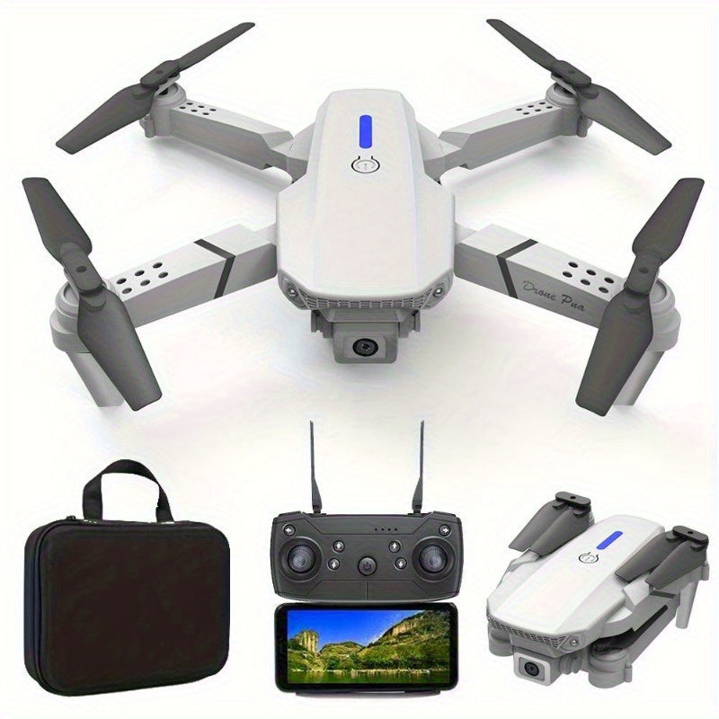 **E88 PRO All-in-One Gesture-Controlled Aerial Drone | Dual Adjustable HD Cameras + 3-Speed Wind Resistance + Touch-Free Operation, Smart Tracking with One-Click Editing, Perfect for Beginners and Outdoor Creativity**