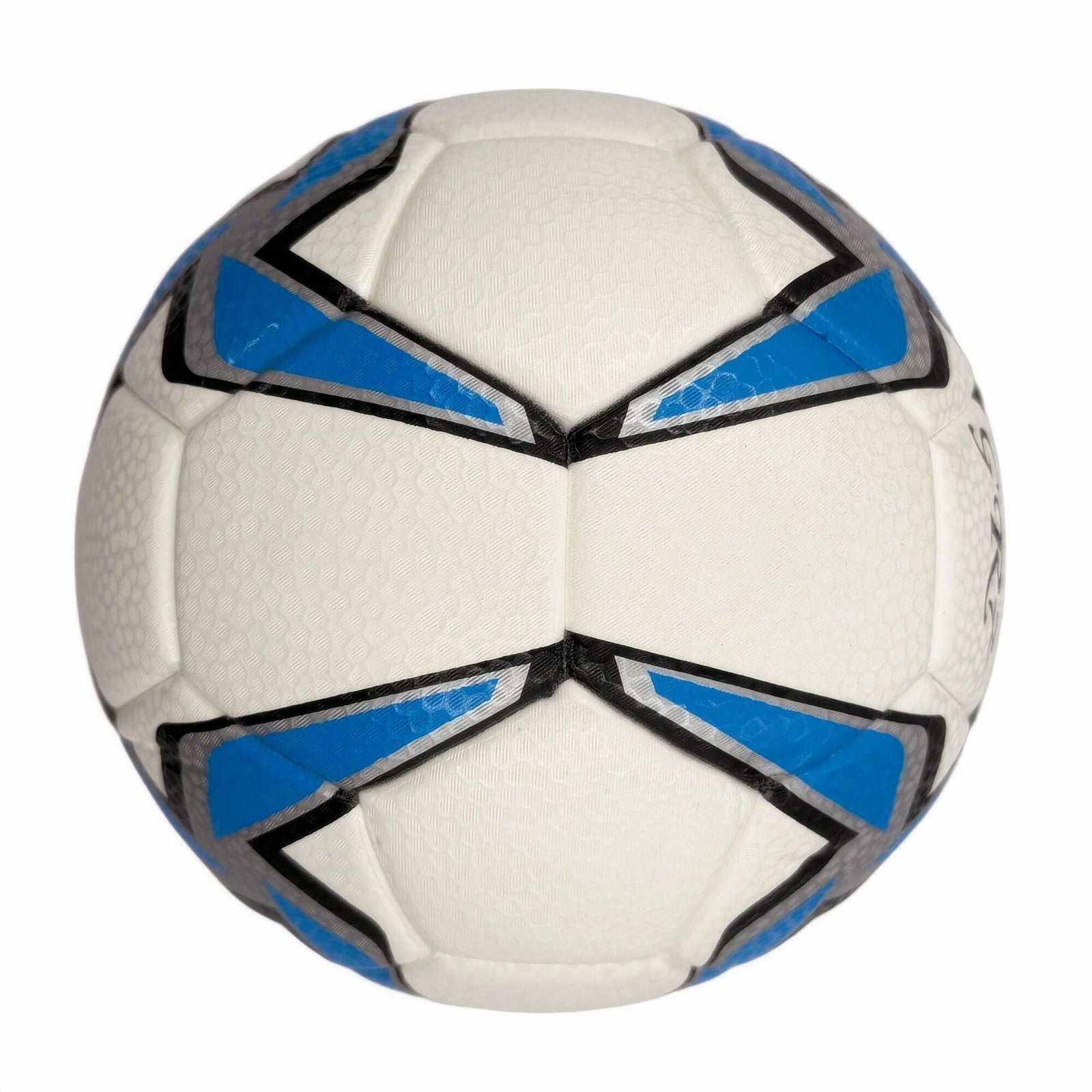 A blue windmill size5 football, PU fit material, wear-resistant and explosion-proof, including pump+air needle+net bag, Christmas Boxing Day gift,soccer