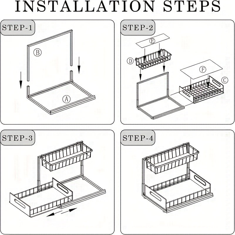 Not Designed for Design, But Designed for Life: Heavy-Duty Metal Frame Holds 50 lbs, Honeycomb Grid Prevents Water Accumulation, Non-Slip Upgraded Suction Cups for Stable Multi-Scenario Storage(Black)