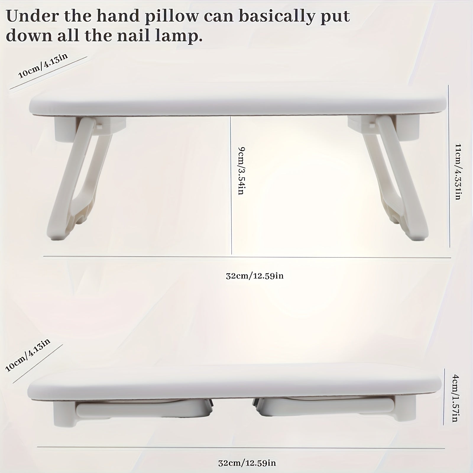 Pink Dual-Use Hand Pillow: Combines Manicure Support and Portable Folding, Ergonomic Design, Suitable for Multiple Scenarios, Providing Comfort Anytime
