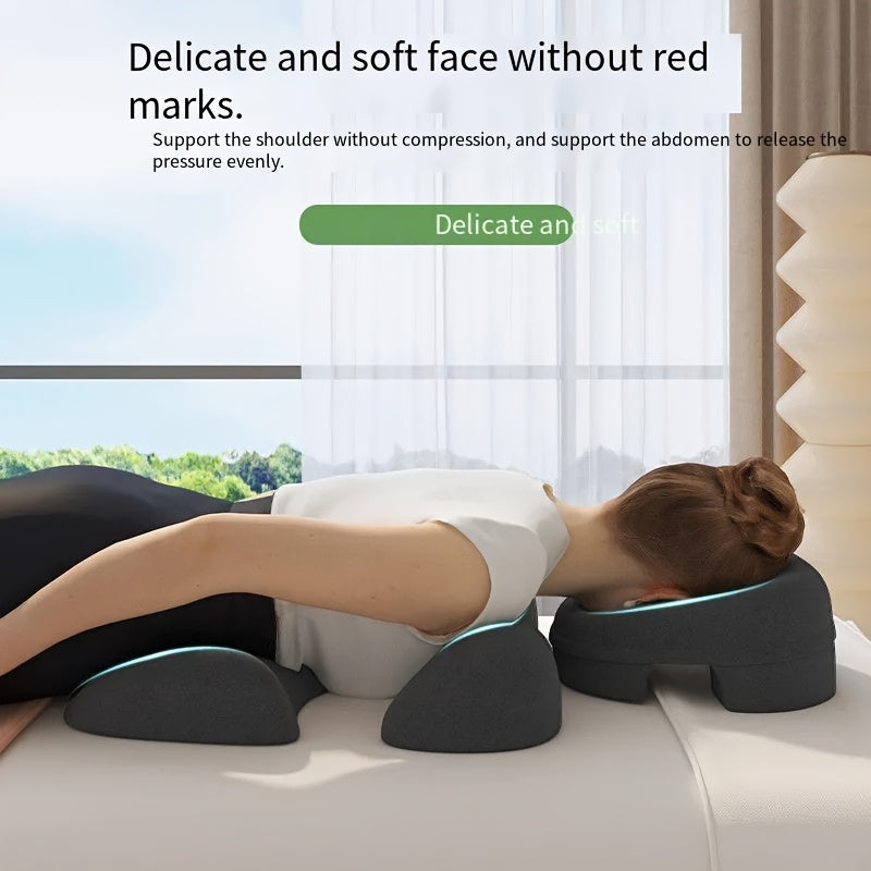 Comfort Zoning, No Fatigue—Ergonomic Beauty Bed Pillow Set(light gray)