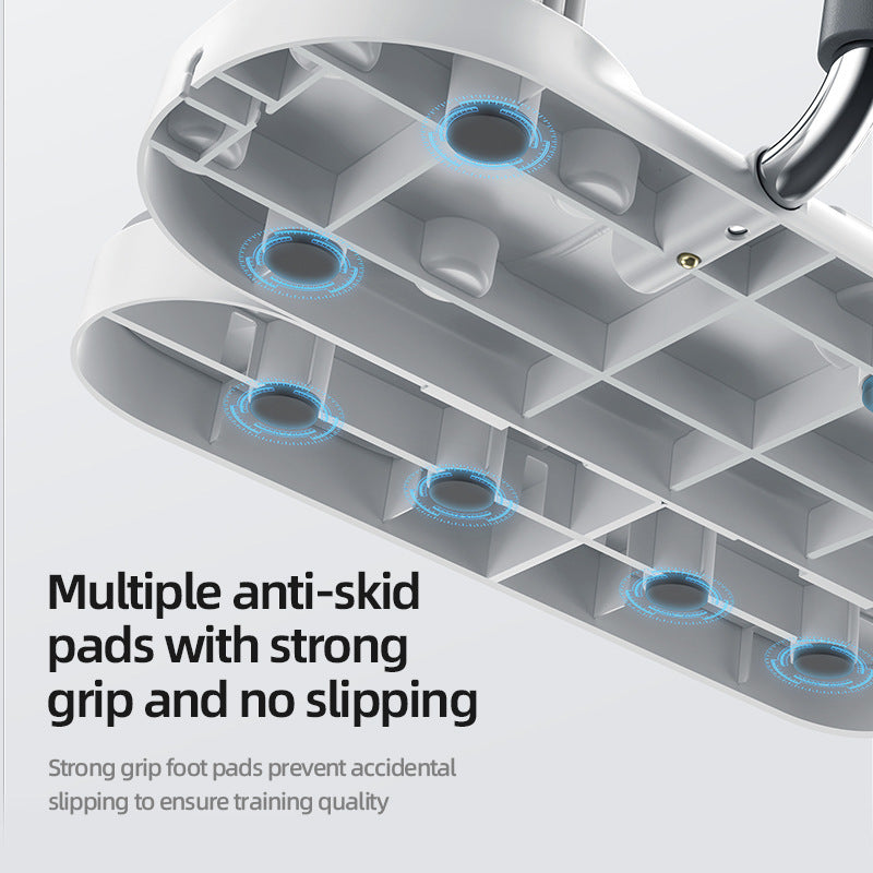 (WHITE)Three-in-One Training Board: Push-Ups, Planks & Resistance Band Workouts — Your All-in-One Home Fitness Solution