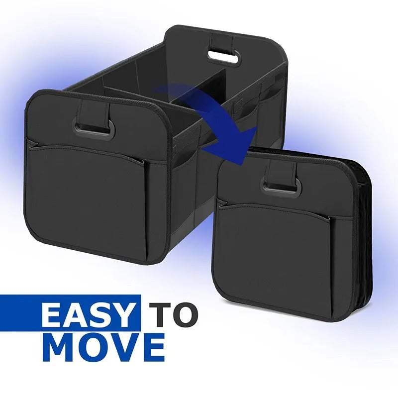 3-in-1 Red Foldable Storage Organizer: Portable, Expandable, with Removable Dividers & 12 Extra Pockets – Your All-in-One Storage Solution