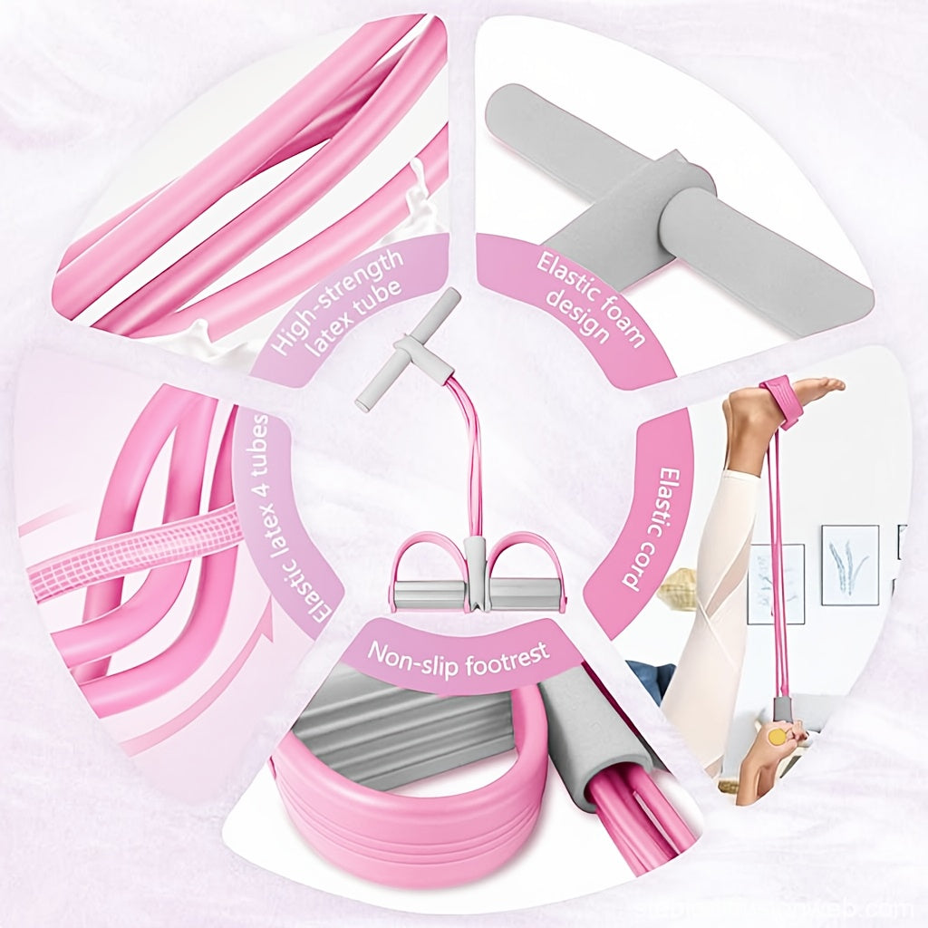 Resistance Band Exerciser: Full-Body Workout, Easy Toning(light green)