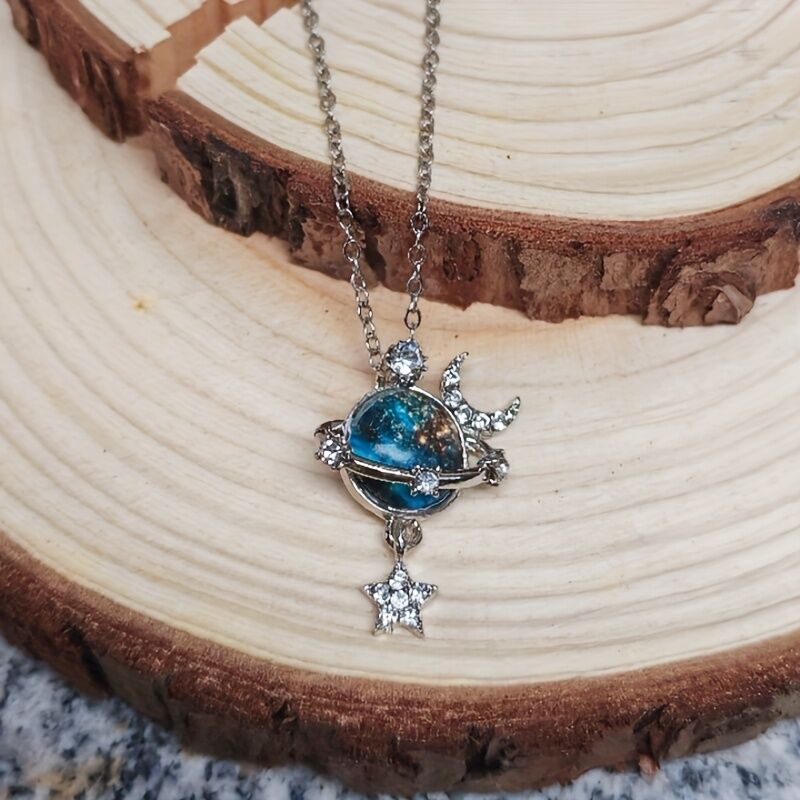 **“Whispers of Stars” — Galaxy Collarbone Chain, Gifting You a Corner of a Private Universe**