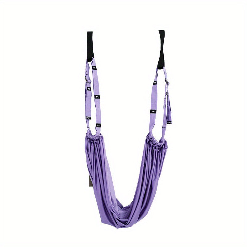 Hanging Fitness Resistance Band: 4-Step Installation, Full-Body Stretching & Strength Training at Home(PURPLE)