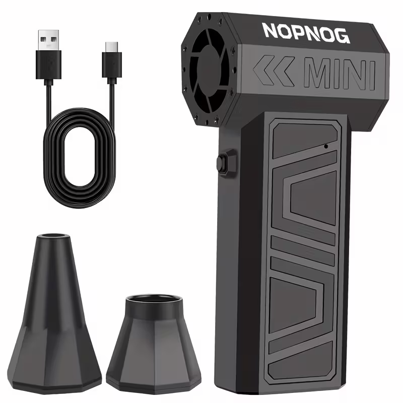 Wireless turbojet dust collector, 130,000 RPM power, lightweight ABS jet hair dryer, a multi-scenario cleaning tool for home, office, car and camping