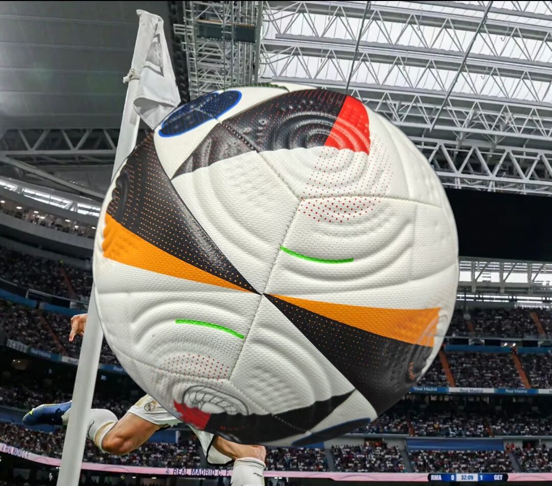 Euro Cup group stage football, special black and white pattern PU ultra-durable kicking soft new fashion event-specific football