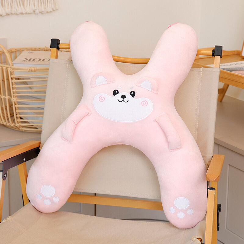 Christmas gift for kids-Kids Travel Pillow, Ergonomic Plush Support for Car Rides, Comfortable Sleep Companion for Children(pink pig)