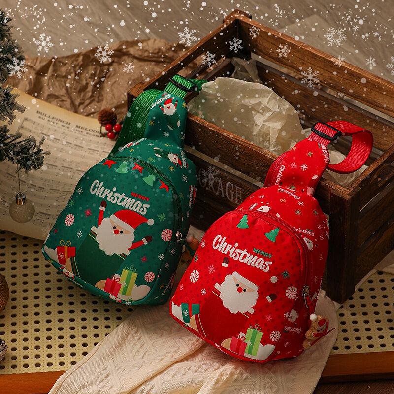 Christmas gifts Aussie Christmas Sling Bag -Santa-Themed, Adjustable & Compact for Festive Gifting & Styling(red)