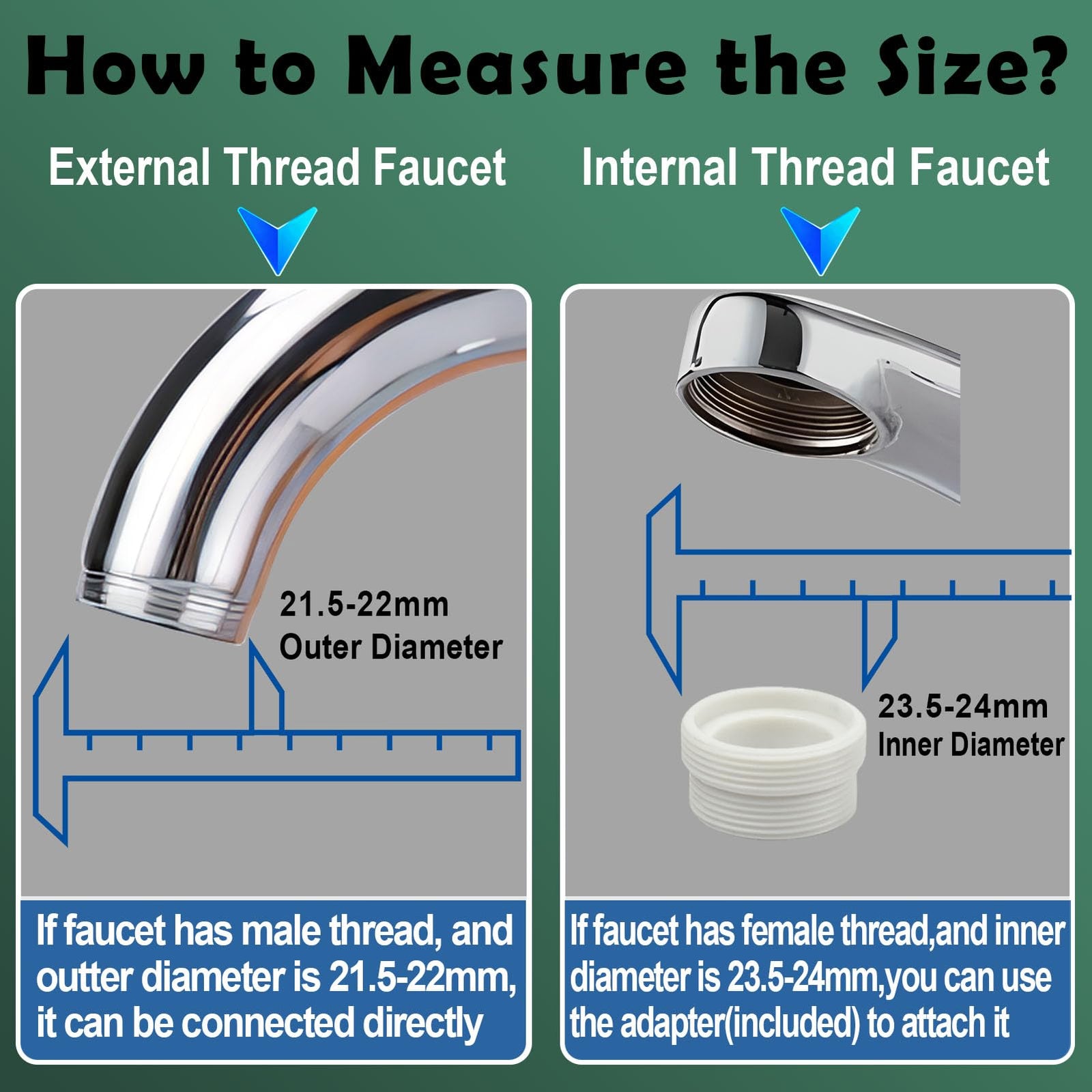 Multi-Function Rotating Faucet Aerator – 360° Swivel Kitchen Sink Extender with Adjustable Flow Modes, 3-inch & 7-inch Lengths, Anti-Splash Sprayer for Washing, Cleaning, and Filling (Silver,Short)