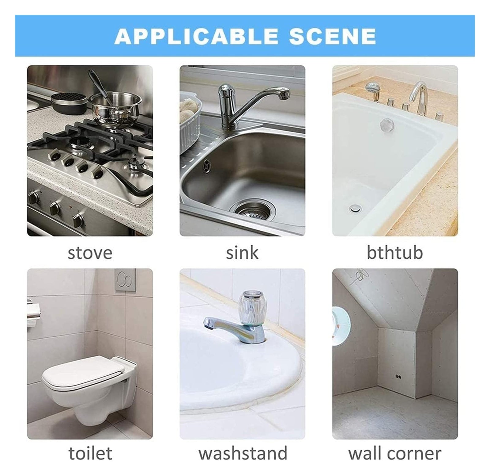 2-Pack Waterproof Self-Adhesive Sealant Tape – Transparent PVC Edge Strip for Kitchen, Bathroom, Sink, Toilet, and Wall Corners – Easy to Cut and Clean (Pattern1)