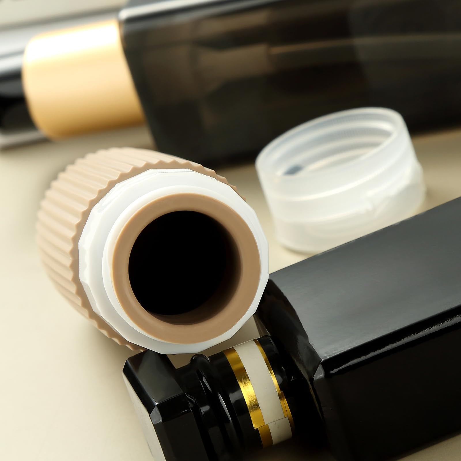 16-Piece Travel Bottle Set with Leak-Proof Silicone Squeeze Bottles – Reusable Toiletry Containers for Shampoo, Lotion, Makeup Remover (Cream) | Other Colors Available in Store