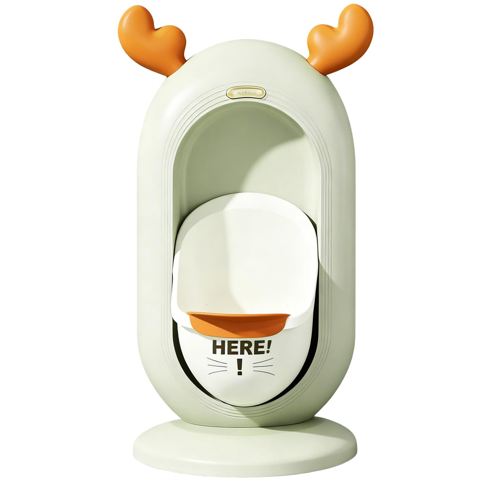 Wall-Mounted Kids Urinal for Boys – Adjustable Height Training Potty with Cute Cartoon Design, Anti-Splash, Easy to Clean, Portable Toilet for Home, Nursery, Travel (Green)