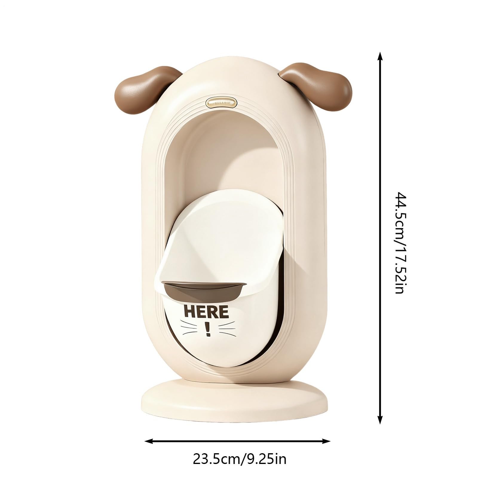 Wall-Mounted Kids Urinal for Boys – Adjustable Height Training Potty with Cute Cartoon Design, Anti-Splash, Easy to Clean, Portable Toilet for Home, Nursery, Travel (Beige)