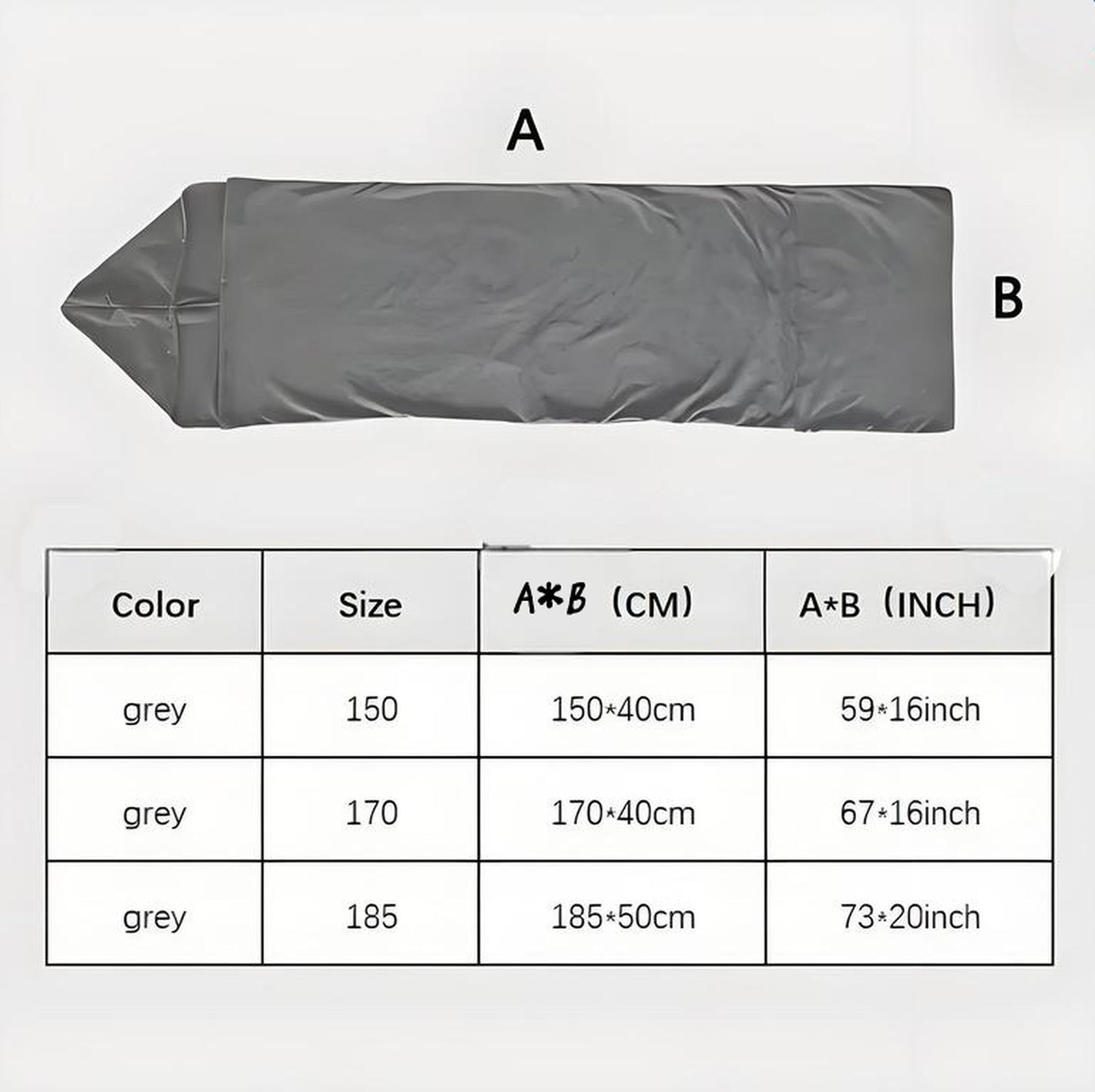 Hooded Sleep Pod: Adults Large Wearable Blanket – Comfy Hooded Cocoon, Cooling, Machine Washable (Grey, 185×50cm)