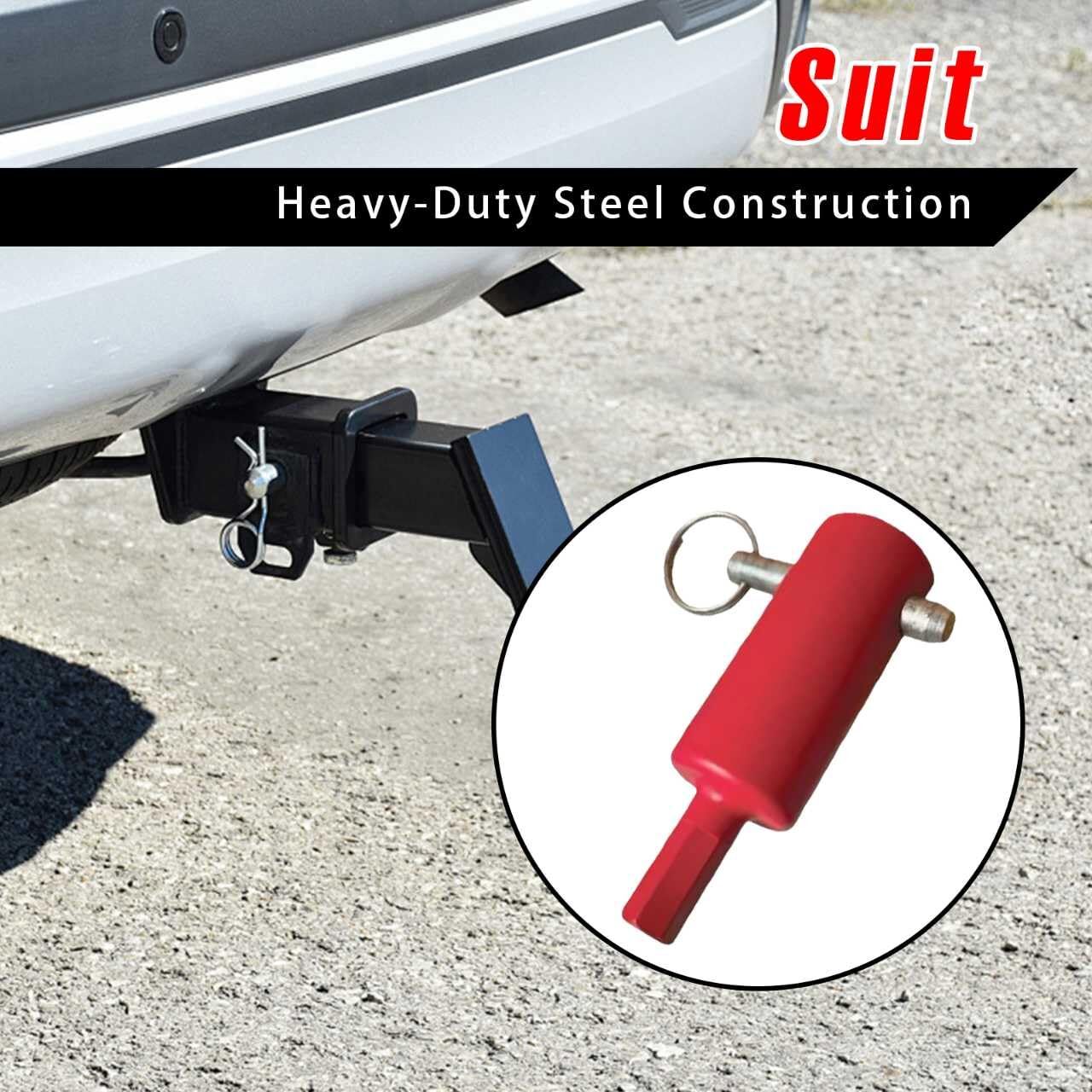 Stop Hand Cranking! Trailer Jack Drill Adapter - Effortless Electric Lift for Standard & Universal Trailer Jacks, Perfect for RV & Boat Trailers (Red)