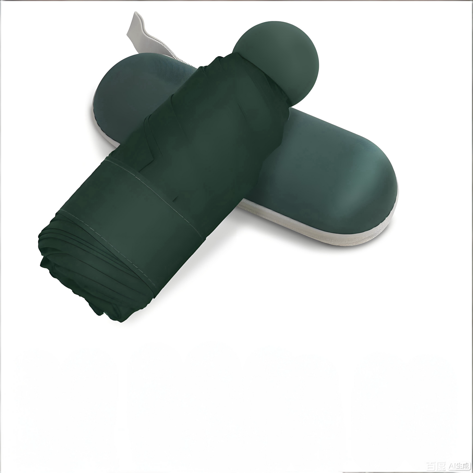 Mini Travel Umbrella – Compact Sun & Rain Protection for Women, Kids | UV-Blocking Pocket Umbrella with Case | Lightweight Foldable Umbrella(dark green)