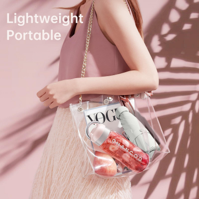 Mini Travel Umbrella – Compact Sun & Rain Protection for Women, Kids | UV-Blocking Pocket Umbrella with Case | Lightweight Foldable Umbrella(grey)