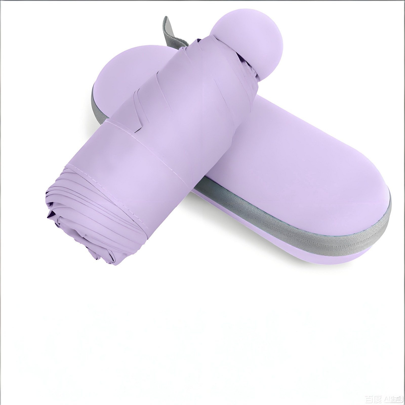 Mini Travel Umbrella – Compact Sun & Rain Protection for Women, Kids | UV-Blocking Pocket Umbrella with Case | Lightweight Foldable Umbrella(purple)