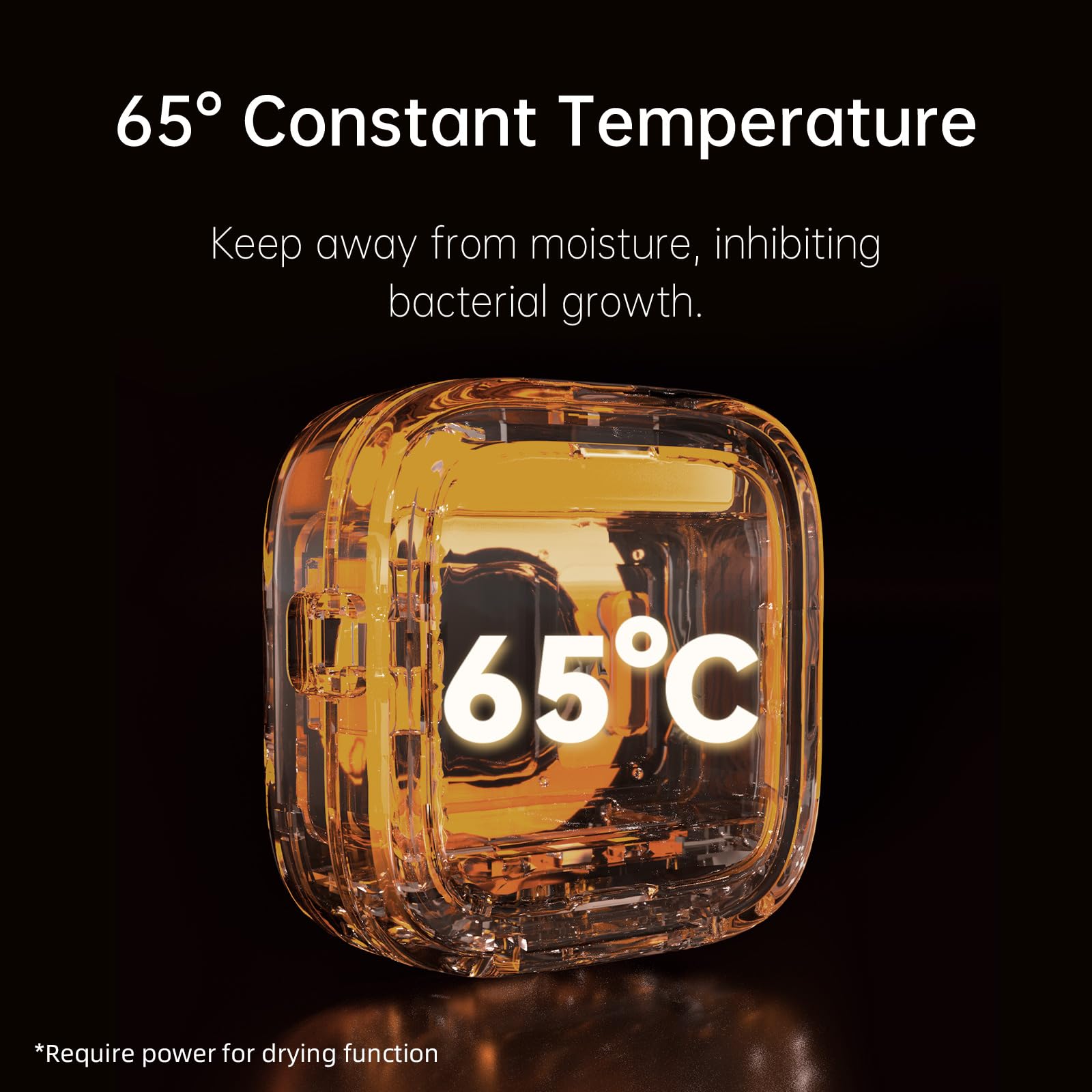 Portable UV-C Toothbrush Sterilizer with Auto-Disinfection & Heating – Magnetic Wall Mountable Brush Cover for Home and Travel (White) | Other Colors Available In-Store