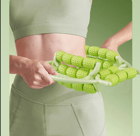 Christmas gift Muscle Relief Massage Roller: High-Density Foam Roller for Deep Tissue Relaxation, Fitness Recovery & Home Use(green)