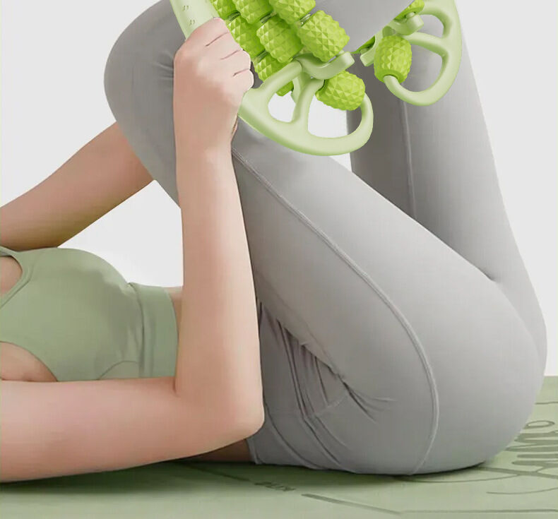 Christmas gift Muscle Relief Massage Roller: High-Density Foam Roller for Deep Tissue Relaxation, Fitness Recovery & Home Use(green)