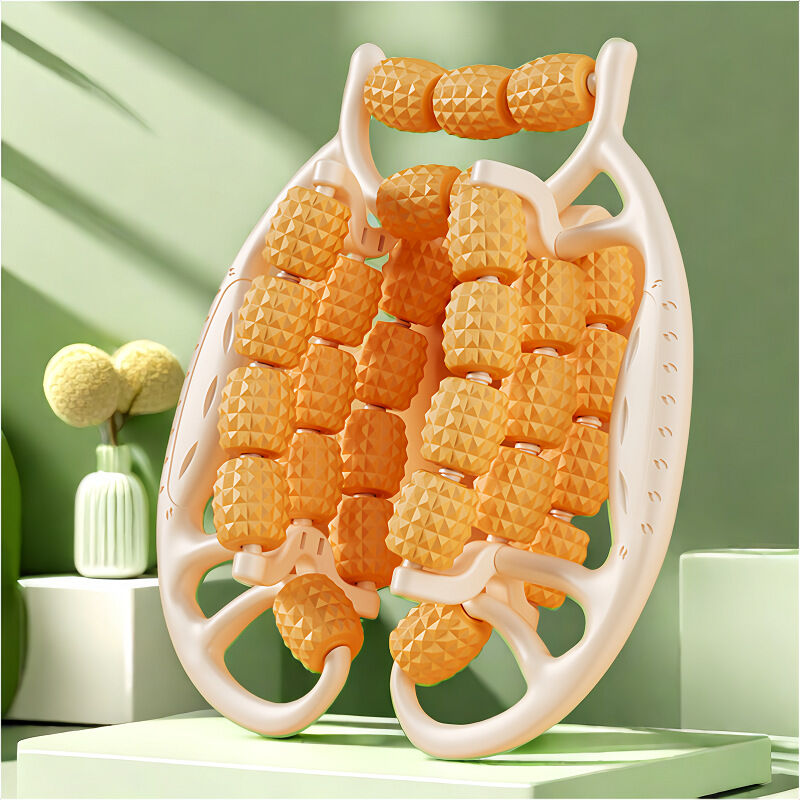 Christmas gift Muscle Relief Massage Roller: High-Density Foam Roller for Deep Tissue Relaxation, Fitness Recovery & Home Use(yellow)