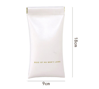 Christmas gift Premium Leather Eyeglass Case with Spring Closure - Multiple Color Options - Refined Craftsmanship(Mocha)