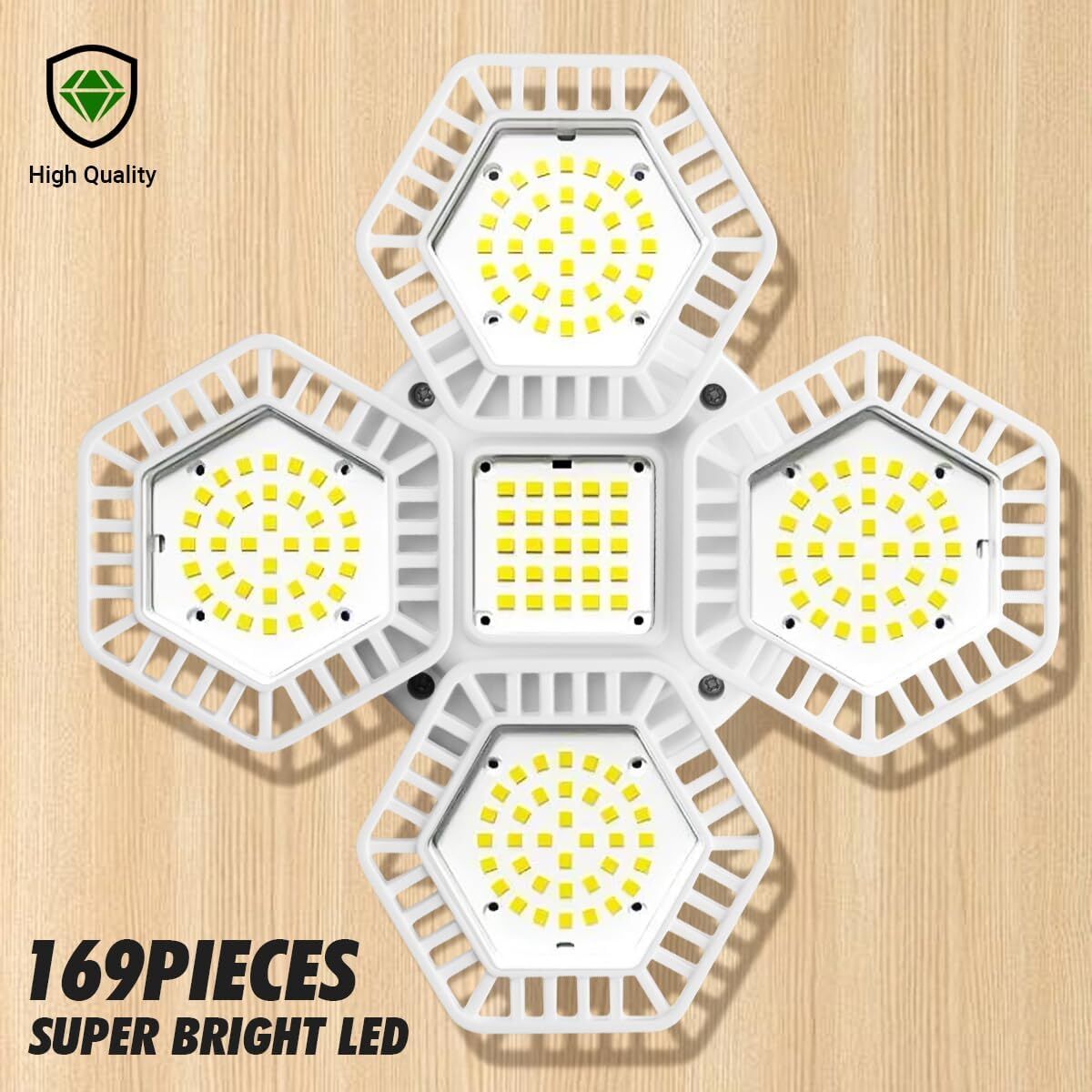 Solar Camping Lantern with Remote Control: 169 LED Folding USB Rechargeable Light for Camping, Emergencies & Outdoors