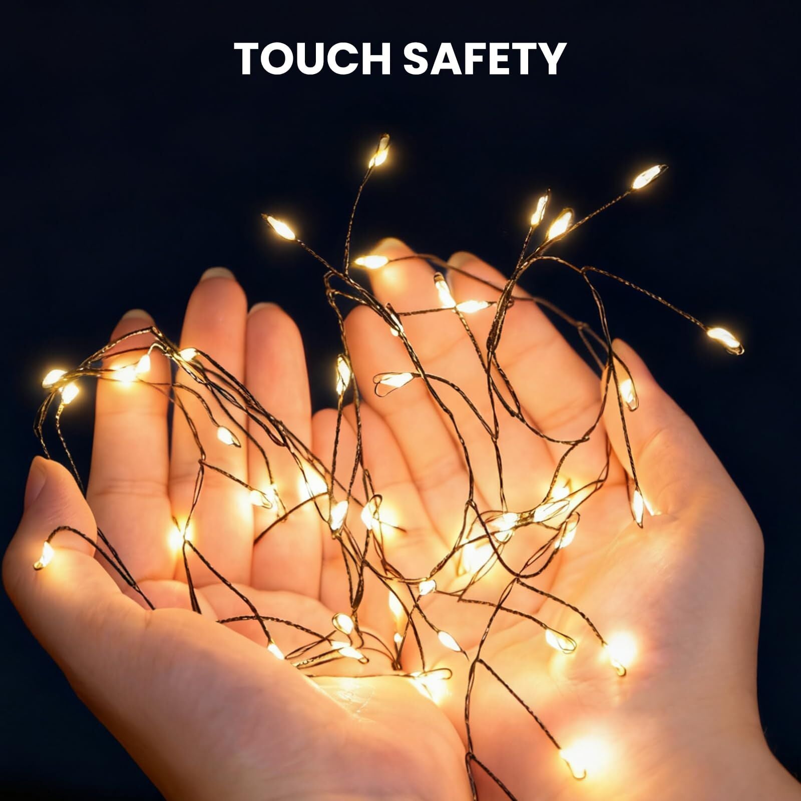 900 LED Warm White USB Fairy String Lights with Remote, 30m Green Wire, IP44 Waterproof 8-Mode Timer for Christmas Bedroom Wreath Decor