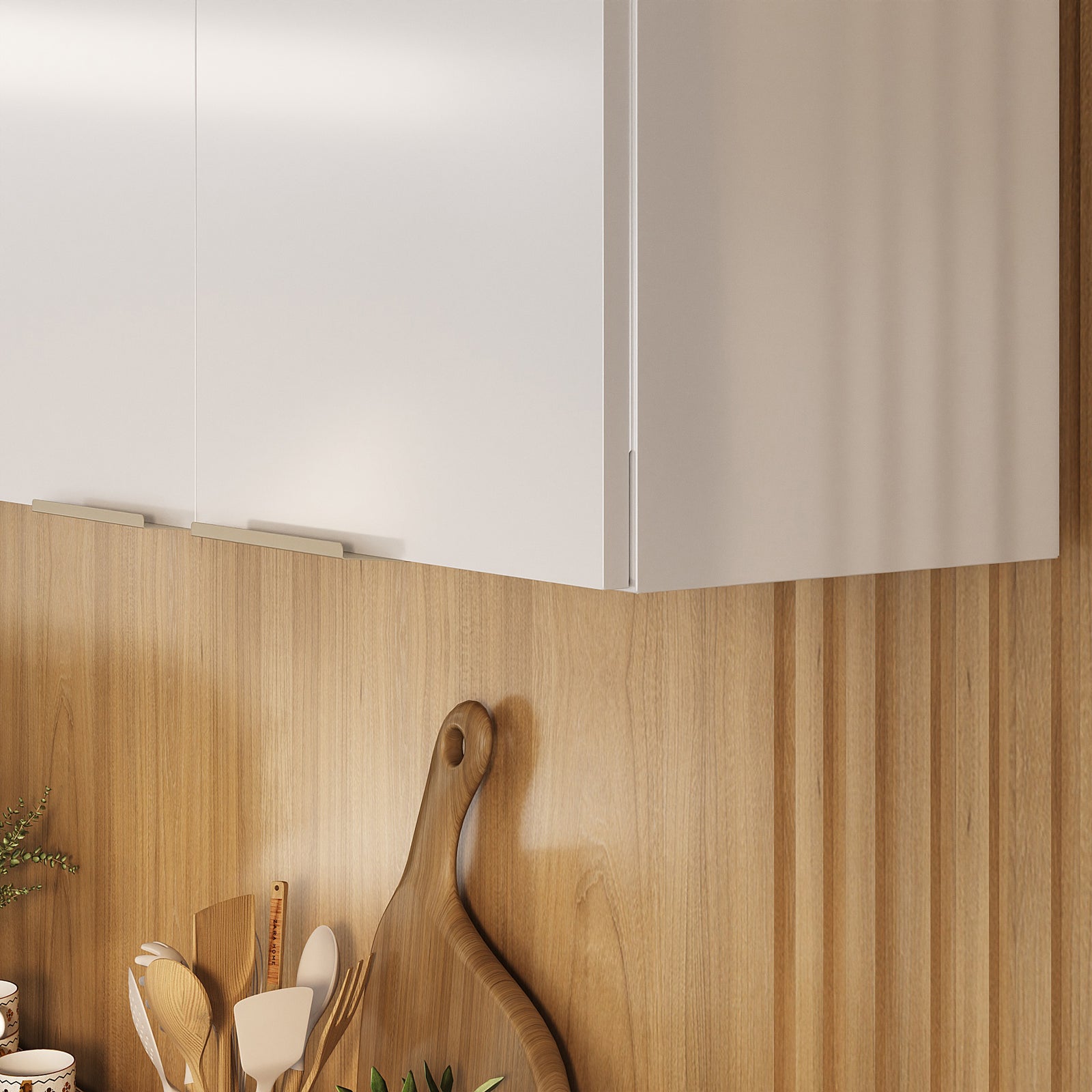 Base Kitchen Steel Cabinet/Cupboard with 3 Doors + 2 Drawers - Renova White Flat Pack DIY