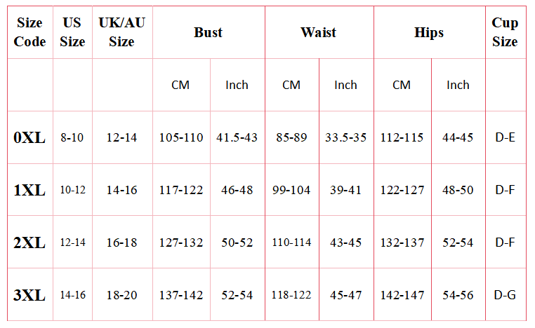 Plus Size One-Piece Deep V-Neck Swimsuit with Waist Tie Design Size 2XL