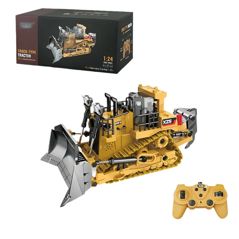Rc Buldozer Toy Truck For Kids