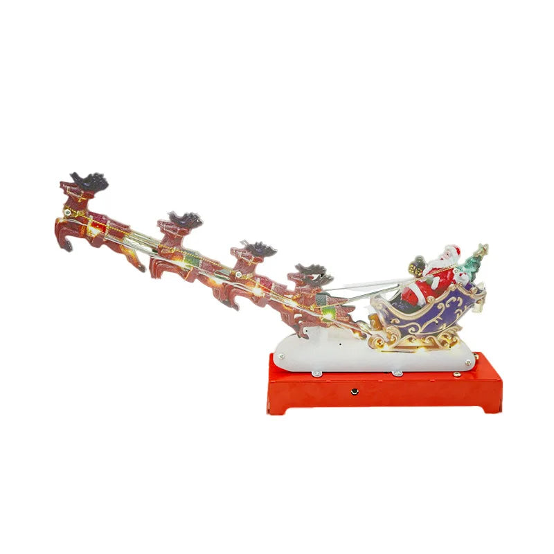Light-Up Christmas Village House Decoration Set