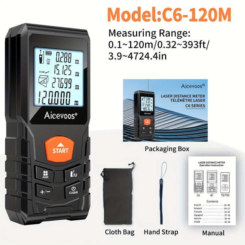 Laser Distance Meter with 120M Electronic Tool