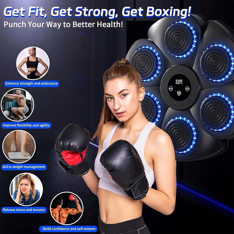 Intelligent Music Boxing Machine with Gloves