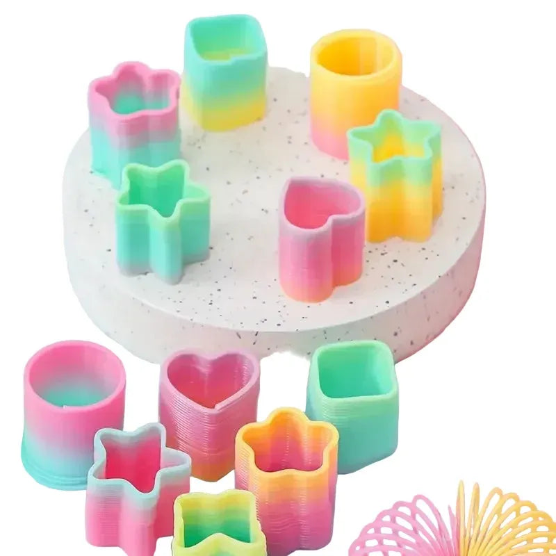 Trendbay Rainbow Magic Spring Mini Plastic Fidget Toys