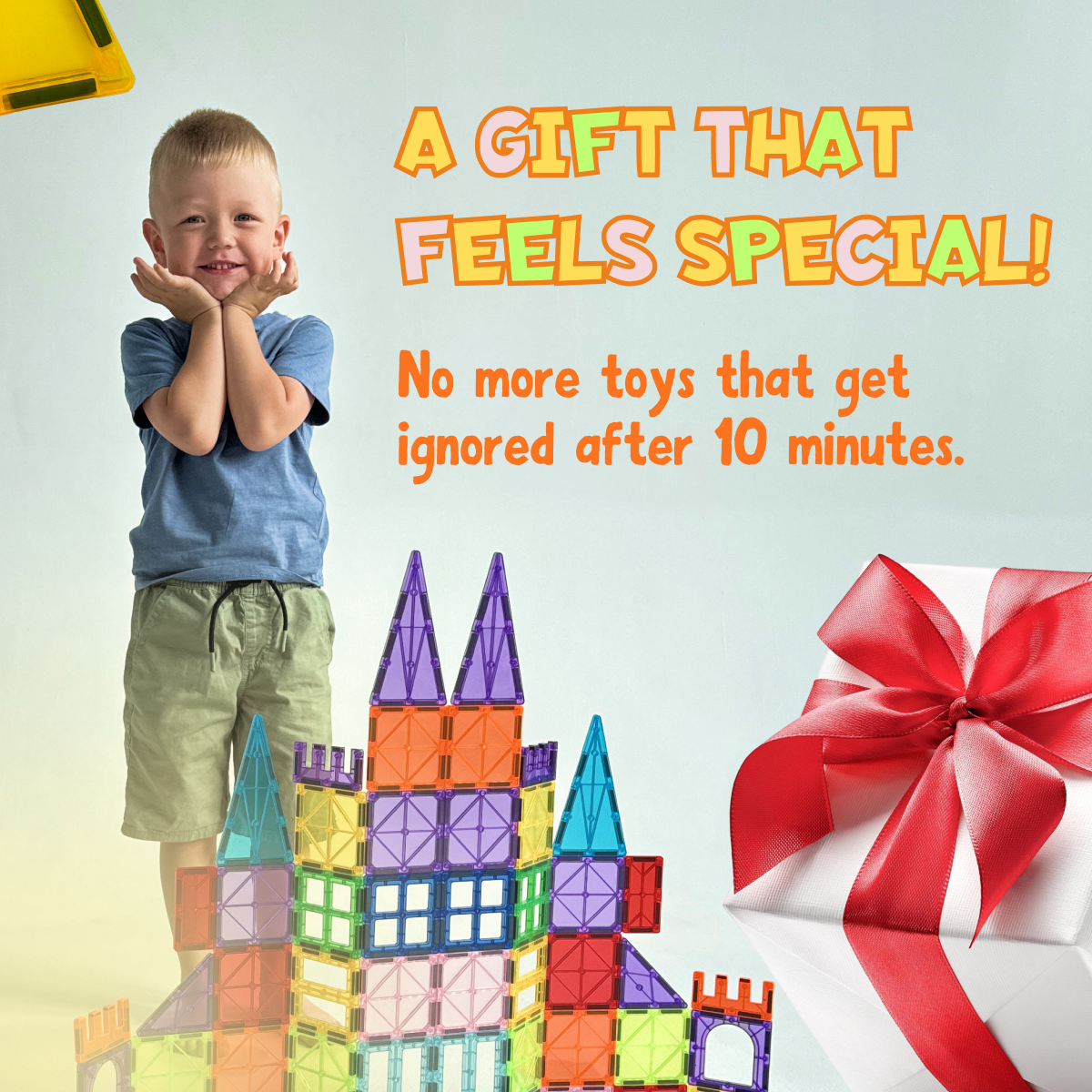 Sixty Pieces Magnetic Tiles Building Set