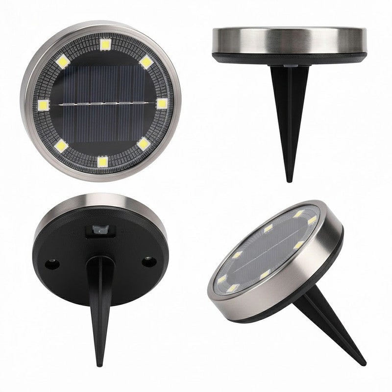 4-Pack 5V Solar Garden Spike Lights, IP65 Waterproof