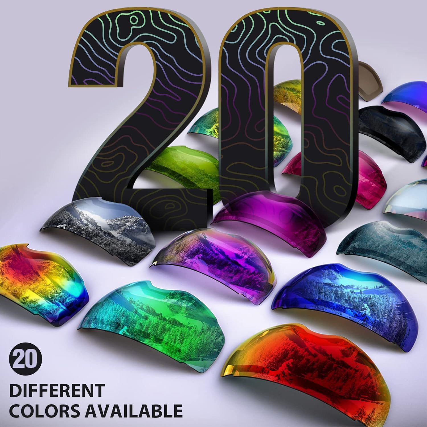 OutdoorMaster Ski Goggles PRO - Frameless, Interchangeable Lens 100% UV400 Protection Snow Goggles for Men & Women-01 VLT 10%-OM-2