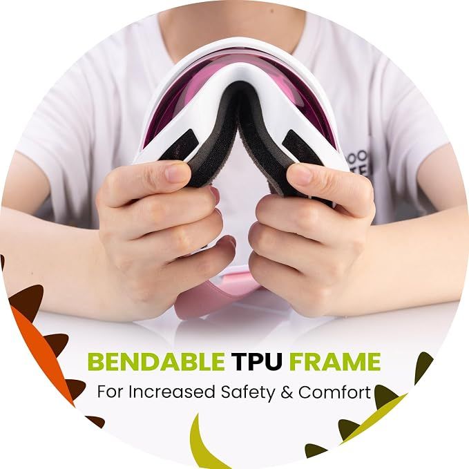 OutdoorMaster Kids Ski Goggles - Helmet Compatible Snow Goggles for Boys & Girls with 100% UV Protection-02VLT 46%-OM-6