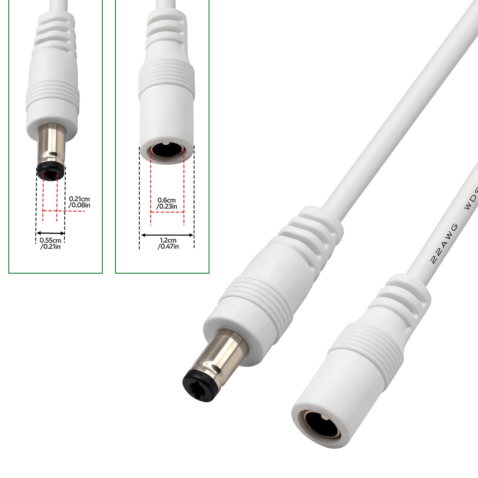 Single Color Slider Dimmer with Timer - PWM 1pc DC 5V/12V/24V LED Controller, 36W Max, Slide Brightness Control & Auto-Off for LED Strip Lights, Closet, Counter, Aquarium Lighting (White)